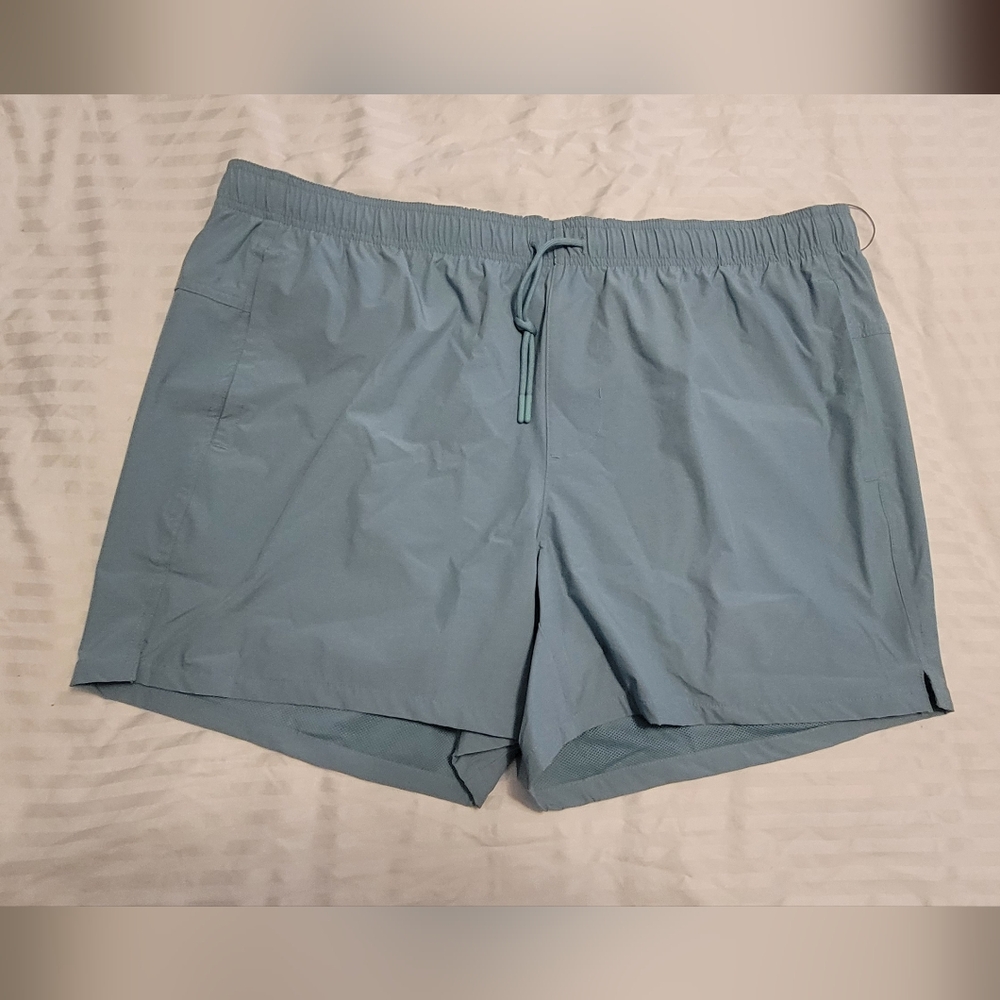Men's Athletic Shorts - Light Blue